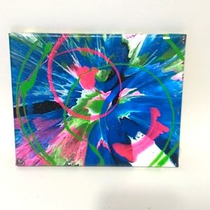 8x10 canvas acrylic painting/blacklight friendly